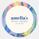 Search for blue swirl stickers Bridal shower