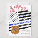 Search for police graduation invitations Flag