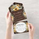 Search for watercolor sunflower invitations Calligraphy