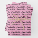 Search for pale pink wrapping paper Happy birthday