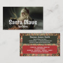Search for santa claus business cards Festive