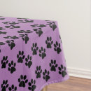 Search for paw print tablecloths Cat