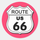 Search for historic route 66 stickers Americana