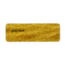 Search for glitter background return address labels Gold