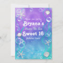 Search for under the sea sweet 16 invitations Sixteen