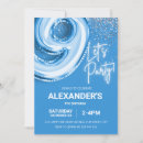 Search for blue kid invitations Rainbow