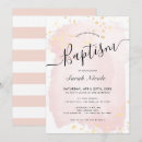 Search for pink black christening invitations Modern