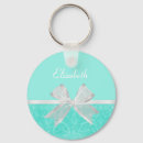 Search for white ribbon key rings Girly
