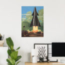 Search for vintage rocket posters Science fiction