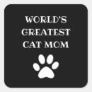Search for best mother in the world stickers Cat
