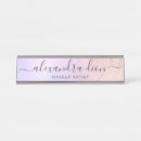 Search for marble and rose gold name plates Pink