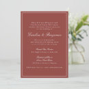 Search for red border wedding invitations Formal