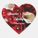 Search for bouquet of red roses stickers Bride