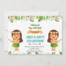 Search for twin girls birthday invitations Sibling