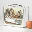 Search for alice in wonderland lunch boxes Vintage