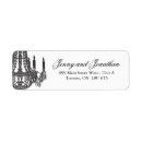 Search for chandelier wedding return address labels Classy
