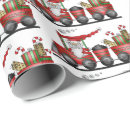 Search for holiday train wrapping paper Santa