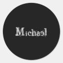 Search for modern font stickers Black and white