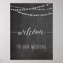Search for chalkboard welcome wedding signs Blackboard