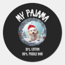 Search for funny poodle stickers Sequin christmas tree christmas