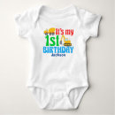 Search for excavator baby clothes Birthday