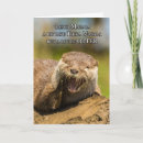 Search for otter birthday cards Humour