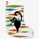Search for mid century christmas stockings Kitten