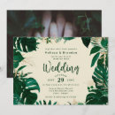 Search for lush invitations Palm leaves