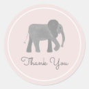 Search for pink grey elephants baby shower stickers Cute