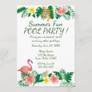 Search for summer fun invitations Flamingo