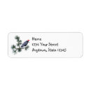 Search for crow return address labels Red