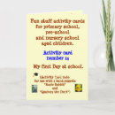 Search for first day of school cards Children