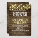 Search for retirement dinner invitations Business
