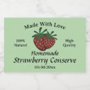 Search for strawberry labels Jelly