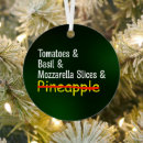 Search for pizza christmas tree decorations Italian restaurant