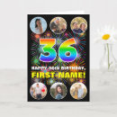 Search for 36th birthday cards Thirty sixth birthday