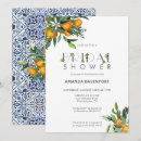 Search for blue and orange bridal shower invitations Bride