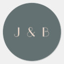 Search for art deco monogram stickers Minimalist