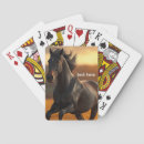 Search for black horse playing cards Stallion