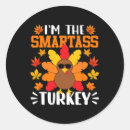 Search for funny cartoon turkey stickers Festive