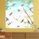 Search for bird perched on tree art Birds