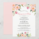Search for watercolor floral engagement party invitations Garden