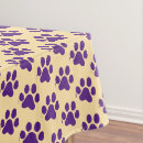 Search for paw print tablecloths Animal lover