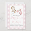 Search for stork baby girl shower invitations Stork special delivery