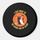 Search for spooky cat magnets Pumpkin
