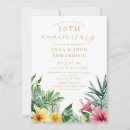 Search for hawaiian anniversary invitations Modern
