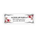 Search for red rose return address labels Roses