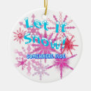 Search for let it snow christmas tree decorations Funny