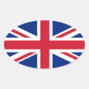 Search for flags oval stickers British flag