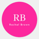 Search for hot pink monogram stickers Feminine